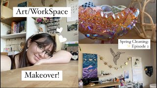 Spring Clean With Me! 🖼 | Episode 2: Art/WorkSpace Makeover + Tour | Bonus: Q&A by Olivia Rose Bean 167 views 11 months ago 15 minutes