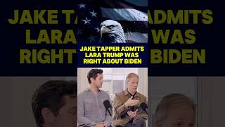 Jake Tapper ADMITS Lara Trump Was RIGHT About Biden?! 😳 #ytshorts #biden