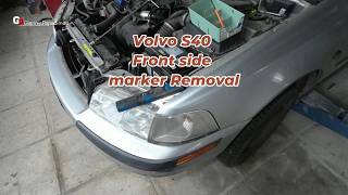 Volvo S40 (1995–2004)  Front side marker Removal