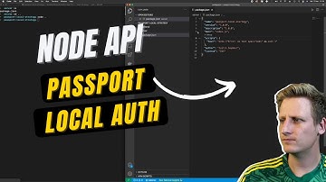 14 - Node.js API + Passport - Local Authentication Strategy - Hashing passwords with bcrypt