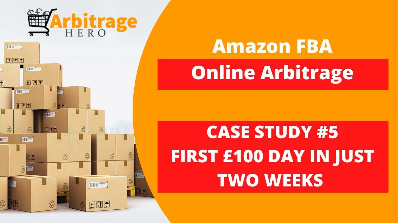 Amazon FBA Online Arbitrage Case Study #5 - £100 Day In 2 Weeks - YouTube