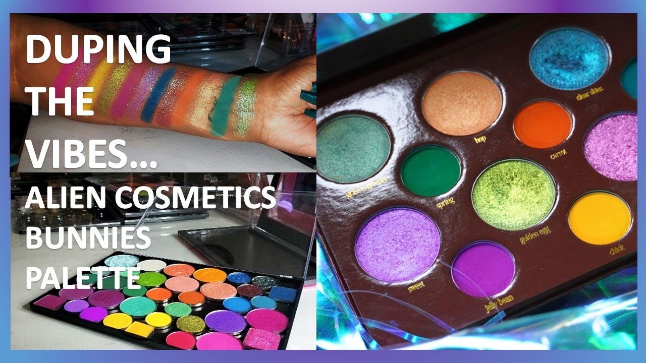 Duping The Vibes - Alien Cosmetics Bunnies Palette!  Am I Still Buying It Though??