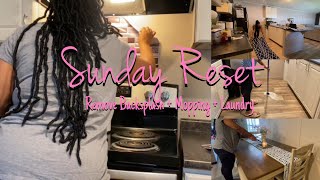 SINGLE WIDE MOBILE HOME SUNDAY RESET| NEW KITCHEN RUG & DECOR| MOBILE HOME LIVING