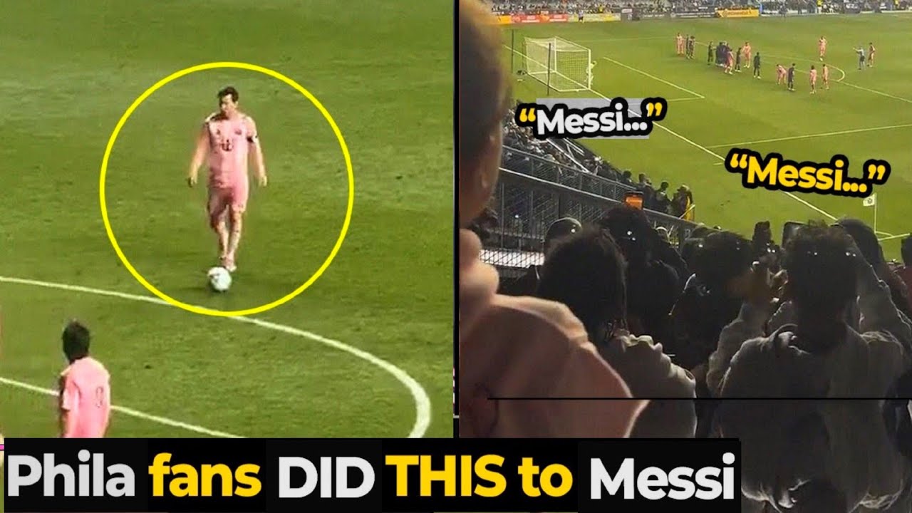 Philly Fans Chant 'Messi, Messi' Right Before Epic Free-Kick! : Unbelievable Moment