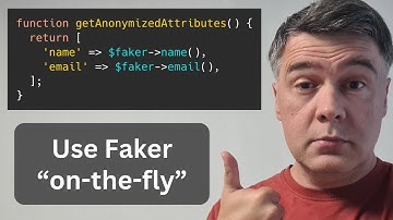 Anonymize Laravel Package: Hide "Sensitive" Data for Demos with Faker