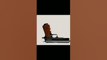 Custom 1911 - Blender Model Showcase #blender #animation #1911 #pistol #weaponshowcase #boender3d