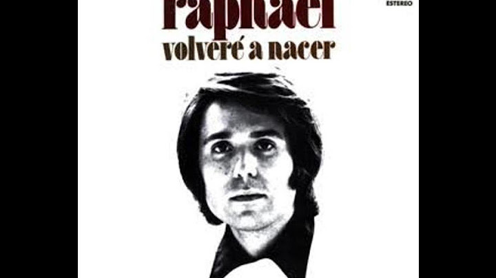 Raphael - No Nos Dejan Ser Niños