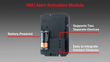 The Alertus Wi-Fi Alert Activation Module (WAAM)