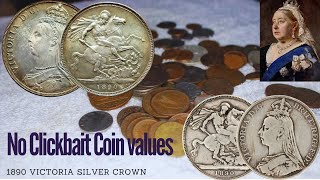 No Clickbait Coin Value 1890 Victoria Silver Crown