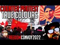 Communist Flags at Counter Protest in Ottawa - Freedom Convoy 2022