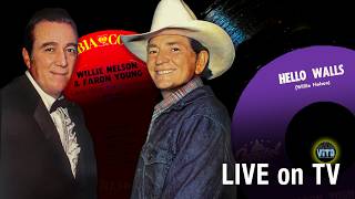 Willie Nelson and Faron Young sing the nine weeks at #1 Hit, "Hello Walls"