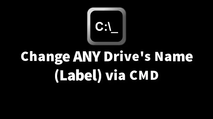 Change ANY Drive's Name Label via CMD