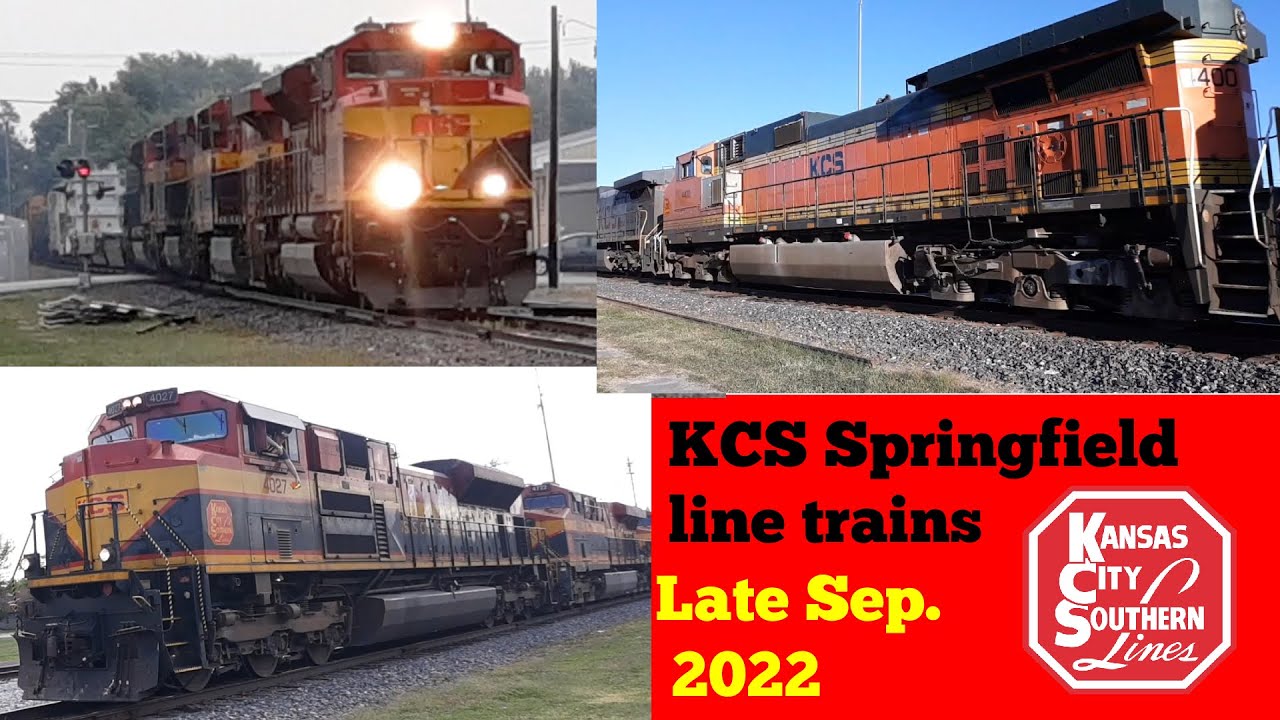 More KCS rail action on the Springfield line in Missouri Late September ...