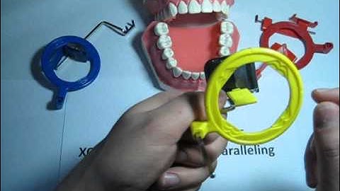How to use a Posterior (yellow) XCP dental film / PSP holder for Dental Xrays