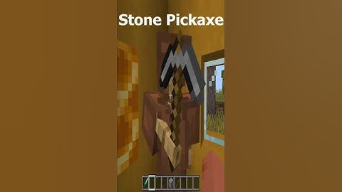 How to Craft Stone Pickaxe in Minecraft #minecraft #shortsfeed #minecrafthowtoplay