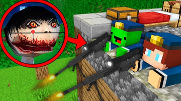 JJ and Mikey Escape from CREEPY MAZE in Minecraft Challenge - Maizen