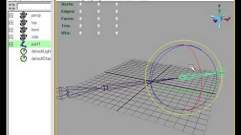 MEL SCRIPT josichInsertAlignedJointTool DEMO