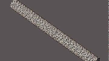 Improved Ray-traced Tensile Test of Round Dog Bone Specimen with Necking.