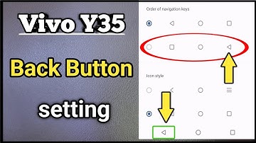 Vivo Y35 Back Button Settings | How To Change Back Button In Vivo Y35 | Vivo Y35 Navigation Button
