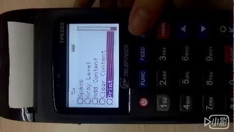 Telpo POS Terminal TPS300b printing