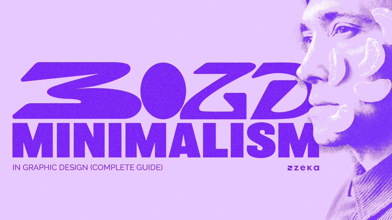 Bold Minimalism in Graphic Design (Complete Guide + Poster Tutorial)