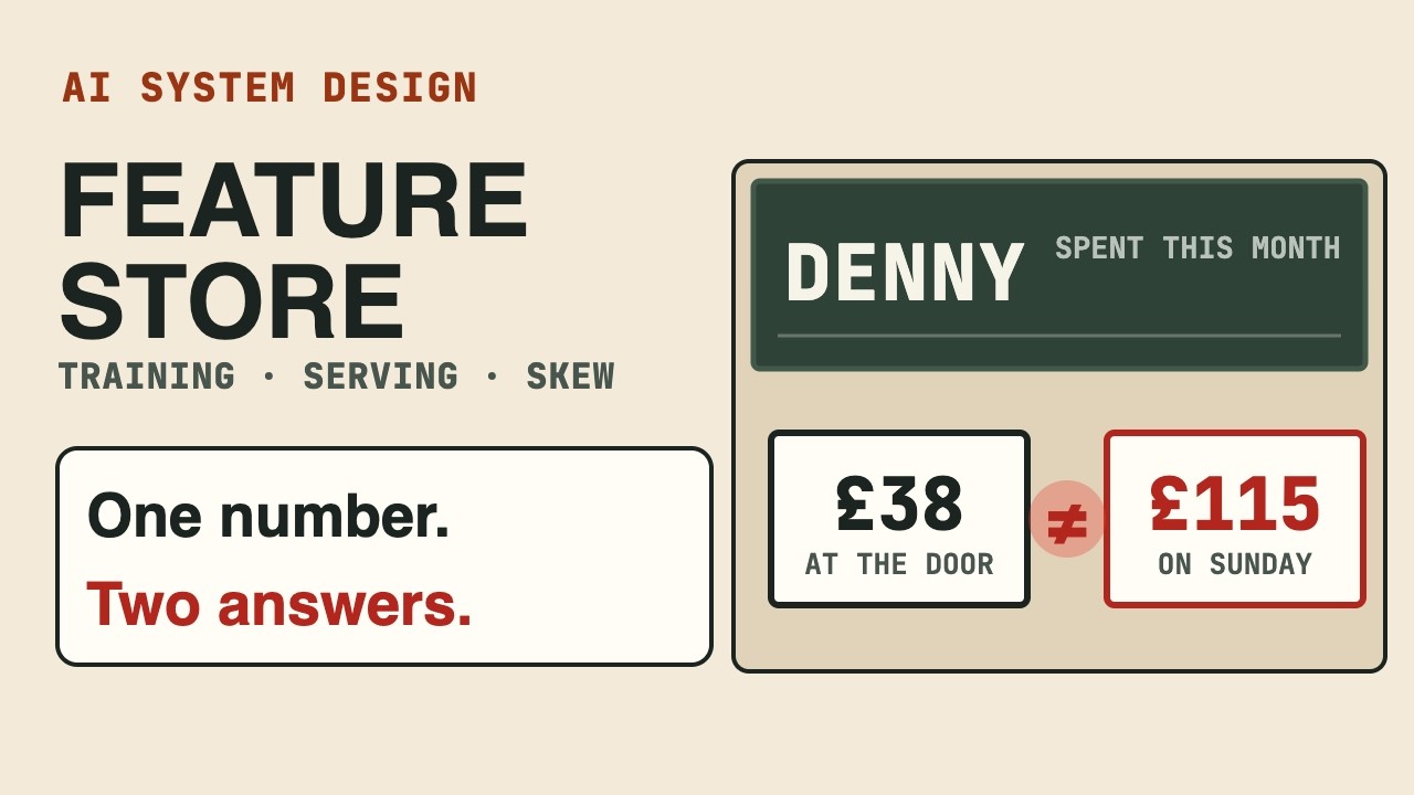 Design a Feature Store for Your AI System Design Interview thumbnail