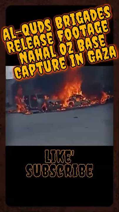 Al-Quds Brigades Release Footage of Nahal Oz Base Capture in Gaza! #AlQudsBrigades #NahalOz #Israel