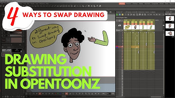 OpenToonz animation Tutorial: Drawing Substitution in OpenToonz