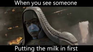 When You See Someone Putting the Milk In First