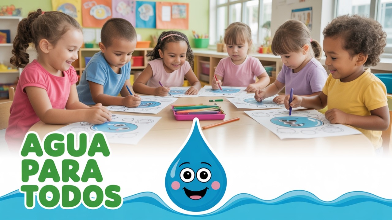 Aprende a crear un Cartel del Cuidado del Agua para Niños