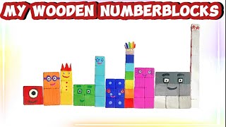 Meet My Handmade Wooden Numberblocks Toys