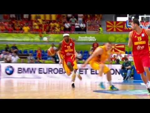 Play of the Game T. Rice F.Y.R. of Macedonia-Montenegro EuroBasket 2013