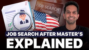 Job Search in the US Explained 💻| Tips To Get A Job After Master