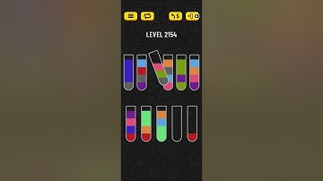 Water sort puzzle level 2154