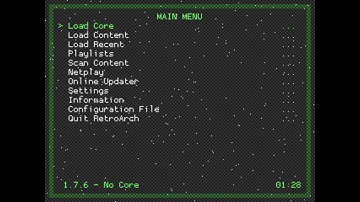 Retroarch rgui Snow