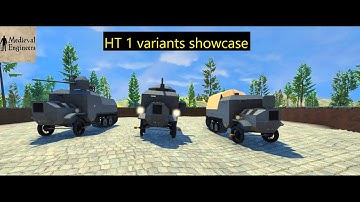 Medieval Engineers - HT 1 A variants showcase - Industrial Modpack - CE Edition