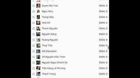 Hướng dẫn cách lọc bạn bè trên điệm thoại android - Anh Thư