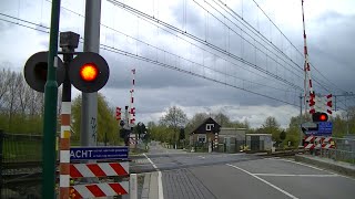 Spoorwegovergang Woerden Dutch Railroad Crossing