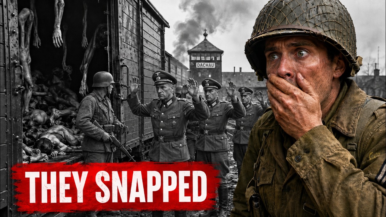 On April 29, 1945, American soldiers of the 45th Infantry Division halted beside a railway siding near Munich, where 39 cattle cars sat motionless in the gray morning light. Inside, they found...