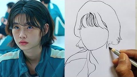 How to Draw Squidgame player 067 / Player no 67 Easy Drawing