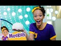 Meekah plays with bubbles at bubble pop  blippi and meekah  educationals for kids