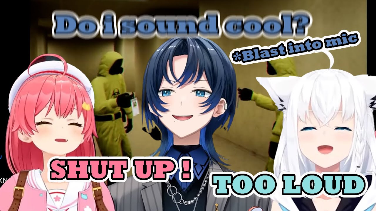 Ao-kun turns Escape the Backrooms into a pure comedy  【Miko | Fubuki | Ao】【Hololive】