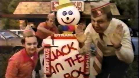 Jack in the Box "Jack Explodes" commercial from 1980