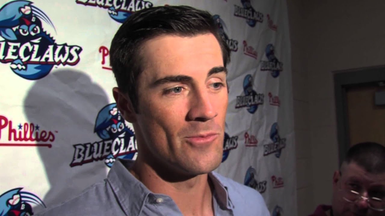 Cole Hamels Lakewood BlueClaws jersey retired
