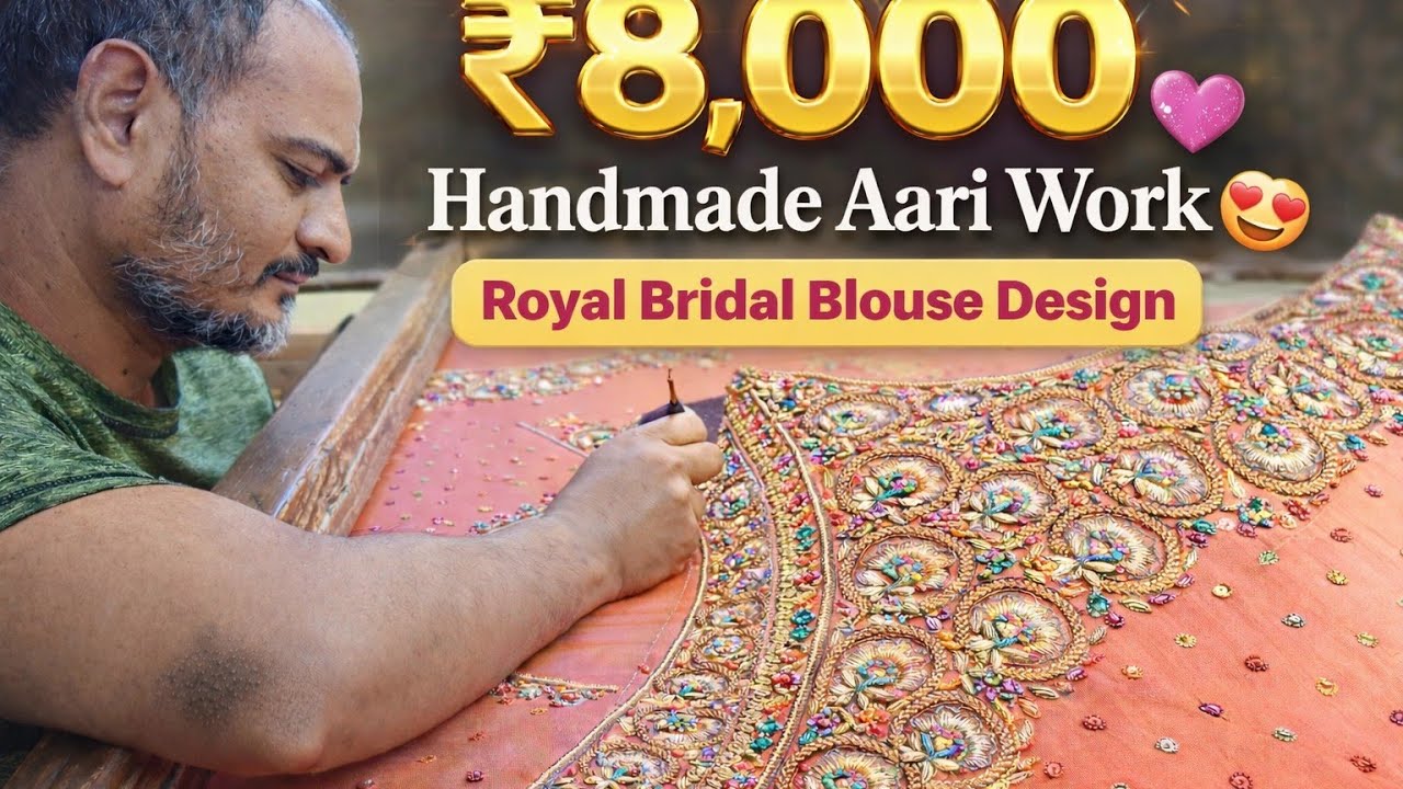 Aari work blouse design | aari work bridal blouse