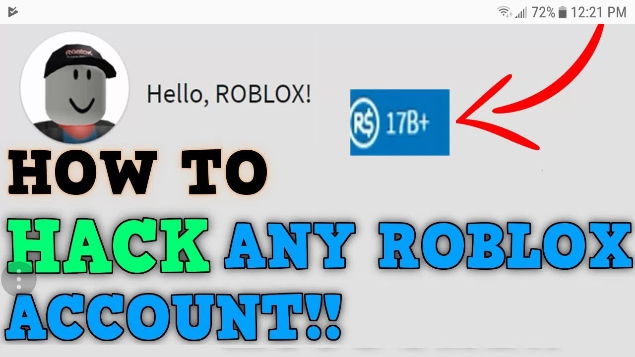 How To Hack Any Roblox Accounts 100 For Fun Youtube