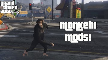PC GTA V - MONKEH MODS! | Native Trainer |