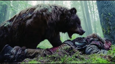 The Revenant Bear Attack Scene - Leonardo DiCaprio