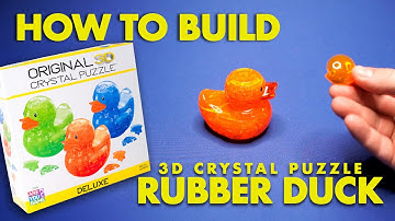 How to Build a 3D Crystal Puzzle - Rubber Duck