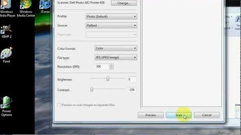 Use Windows Photo Gallery to import scan